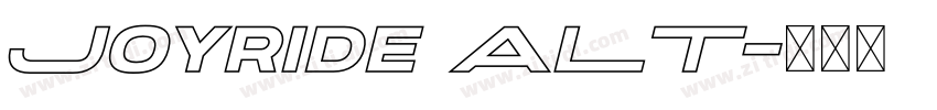 Joyride ALT字体转换 Joyride ALT字体转换